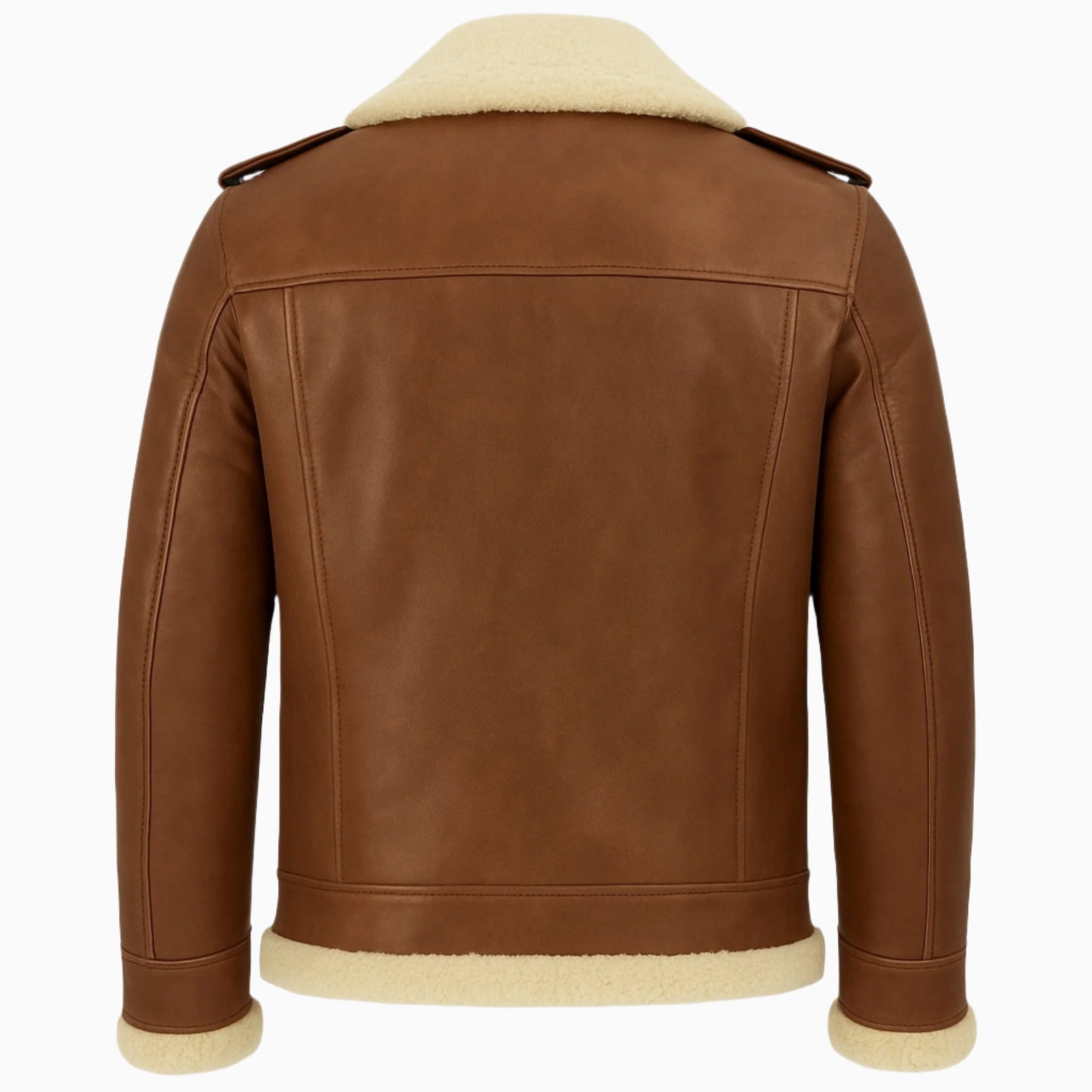 Men’s Air Force Aviator Shearling Leather Jacket Verified Leather