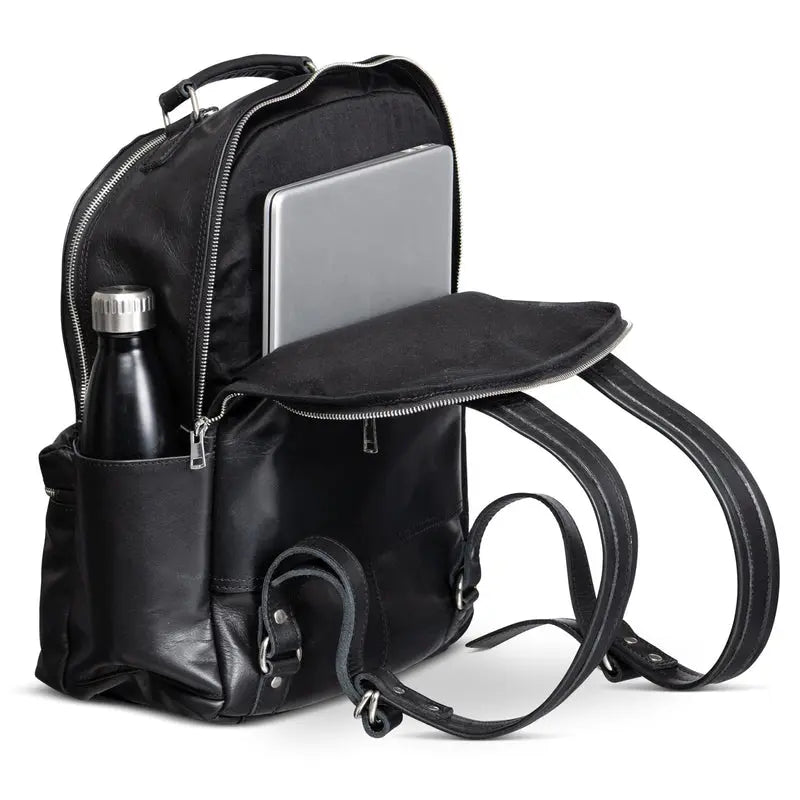 Leather Backpack Rucksack - Brown Verified Leather