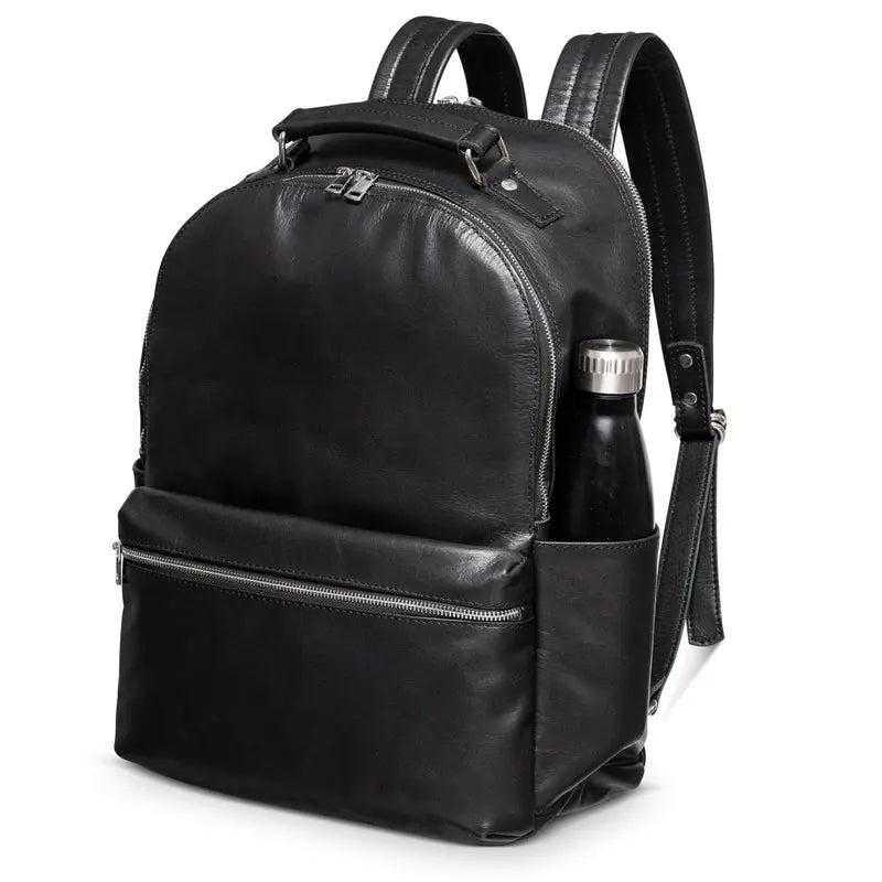 Leather Backpack Rucksack - Brown Verified Leather