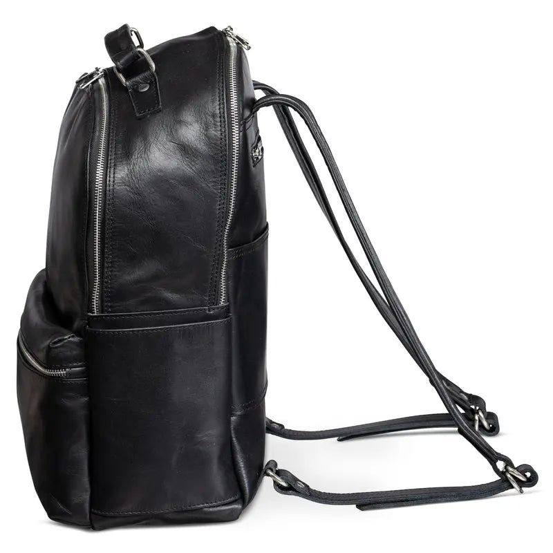 Leather Backpack Rucksack - Brown Verified Leather