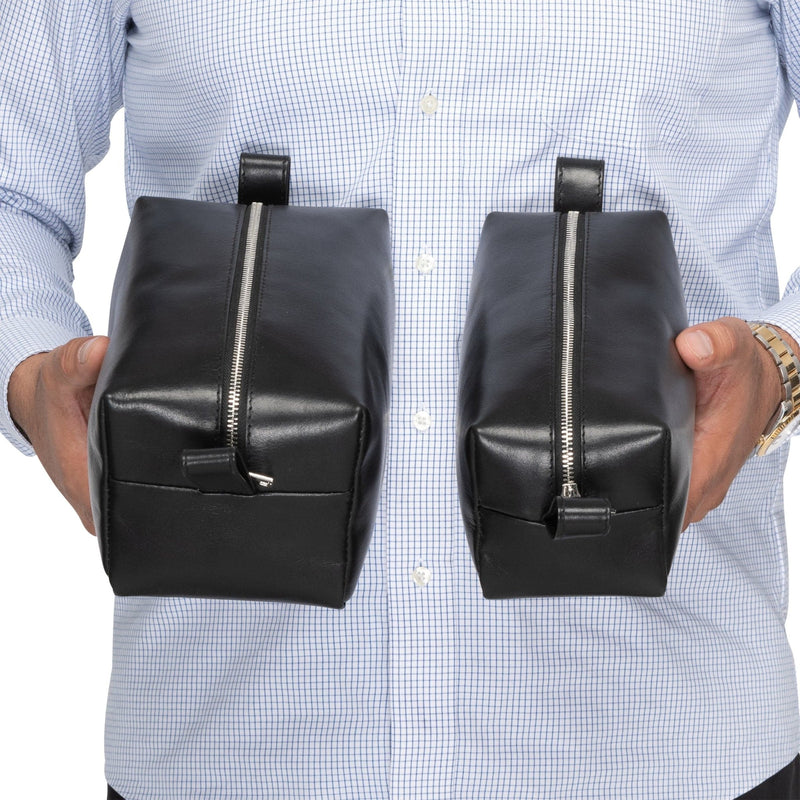 Leather Dopp Kit - Saddle Brown Verified Leather