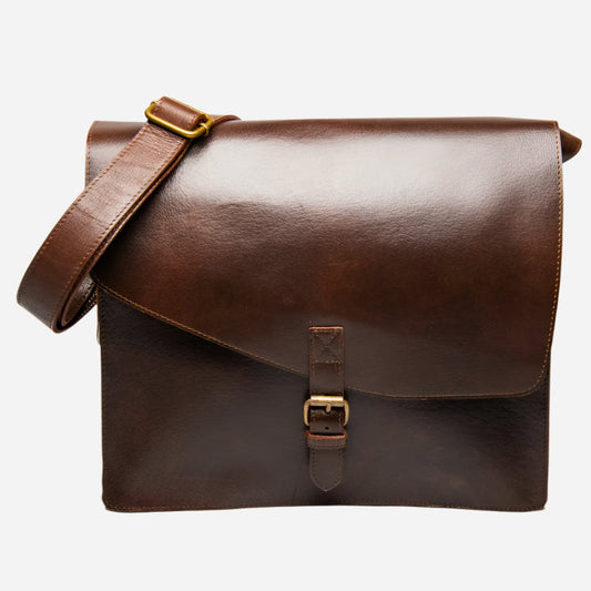 Adam Messenger Bag 2.0 Antique Brown Verified Leather
