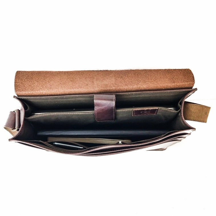 Adam Messenger Bag 2.0 Antique Brown Verified Leather