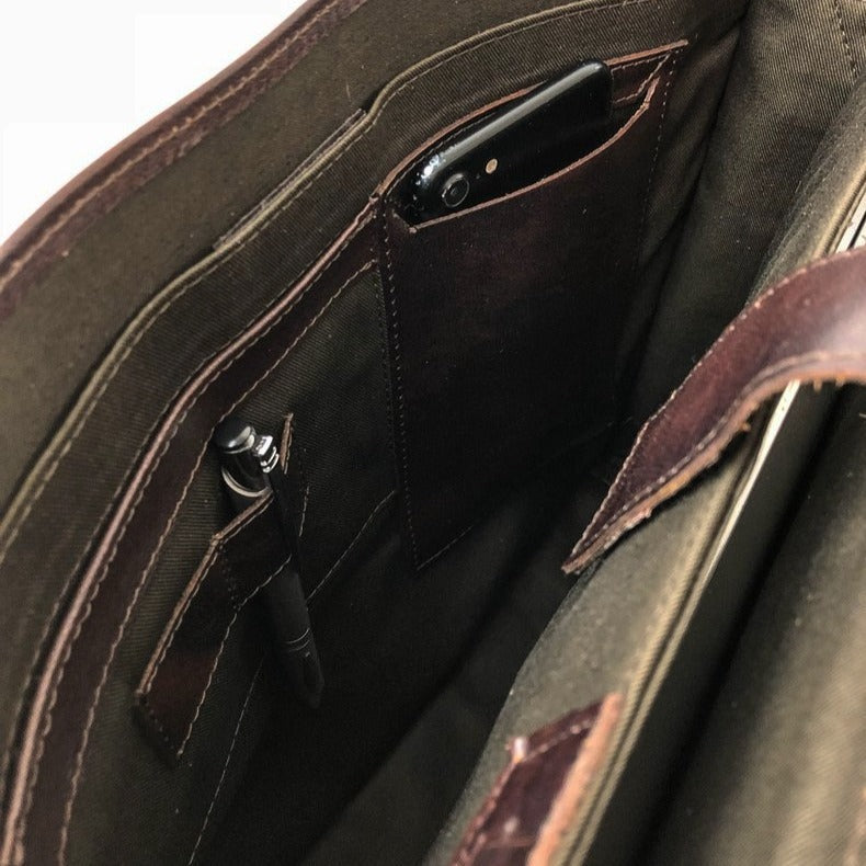 Adam Messenger Bag 2.0 Antique Brown Verified Leather
