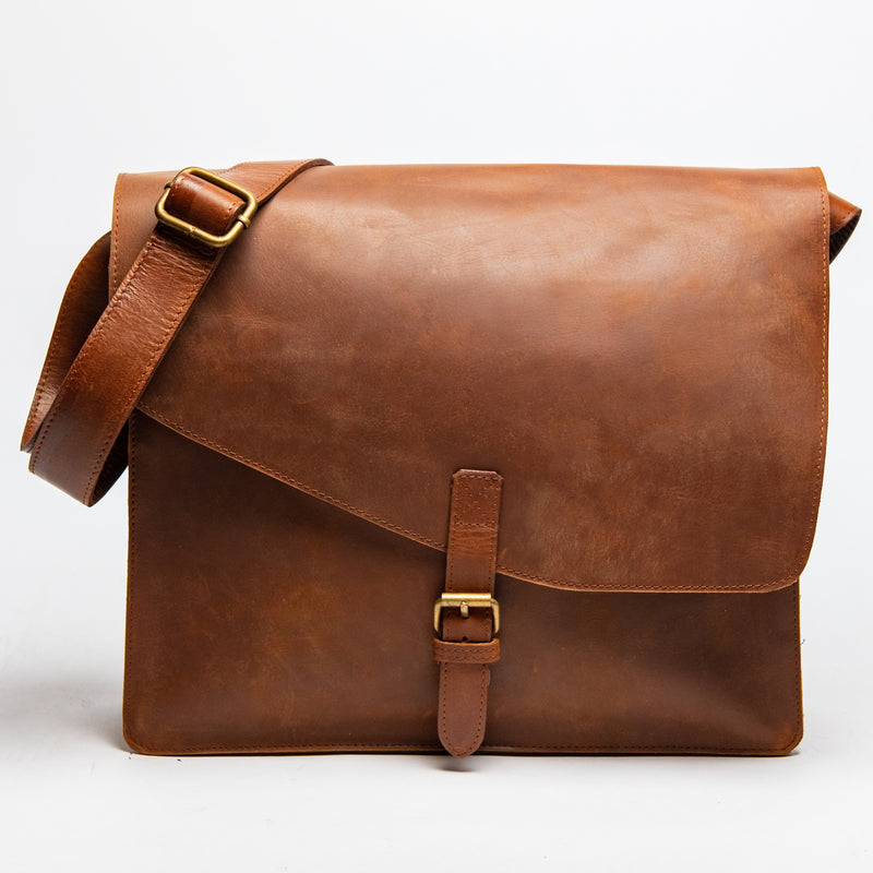 Adam Messenger Bag 2.0 Antique Brown Verified Leather