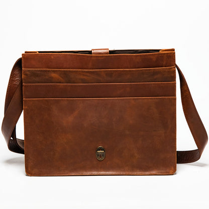 Adam Messenger Bag 2.0 Antique Brown Verified Leather