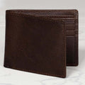 6 Cards Leather Wallet - Serena Brown