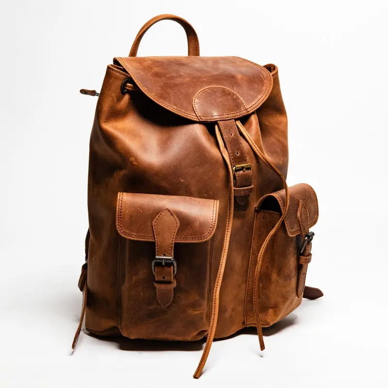 City Leather Backpack Verified Leather