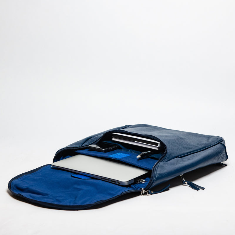 Student Leather Backpack - Red Verified Leather