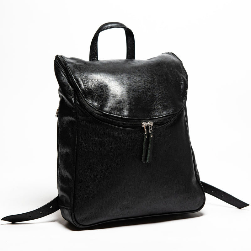 Student Leather Backpack - Red Verified Leather