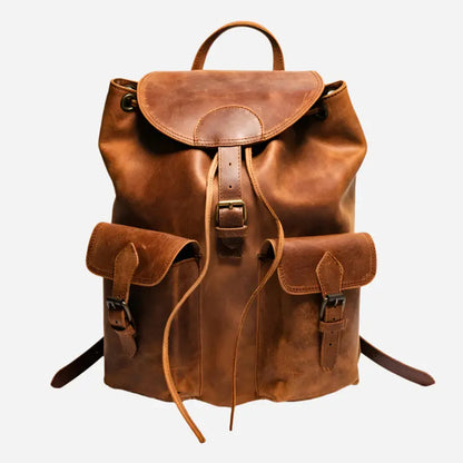 City Leather Backpack Verified Leather