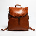 Student Leather Backpack - Black