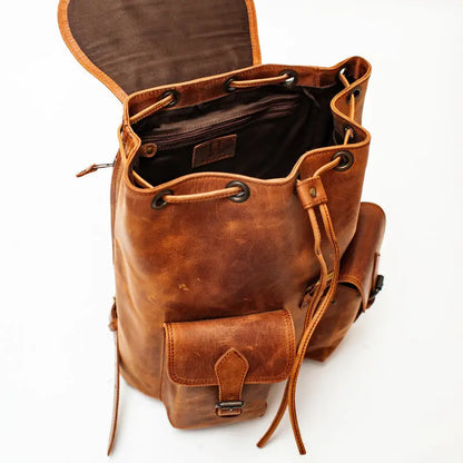 City Leather Backpack Verified Leather