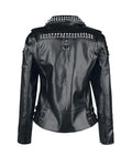 Black Studded Leather Jacket