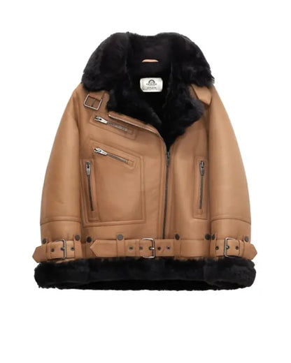 Women’s Aviator Leather Jacket