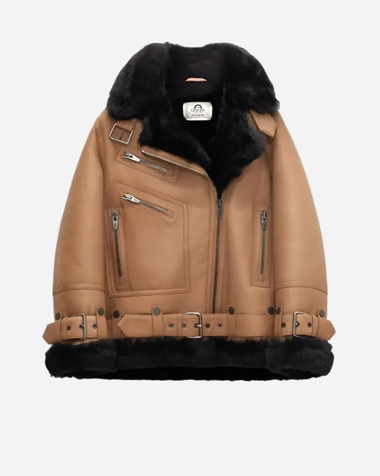 Women’s Aviator Leather Jacket