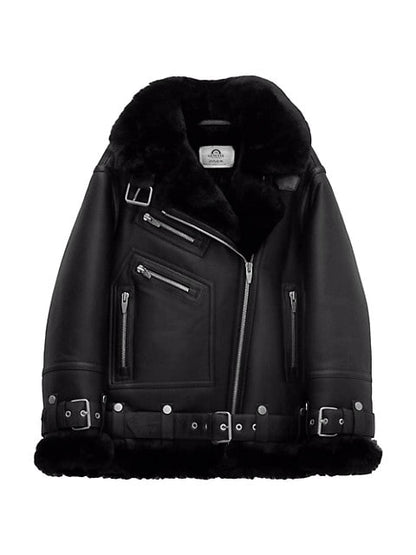 Women’s Aviator Leather Jacket