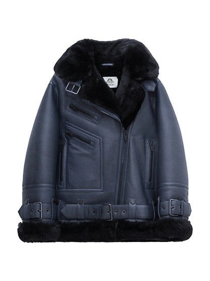 Women’s Aviator Leather Jacket