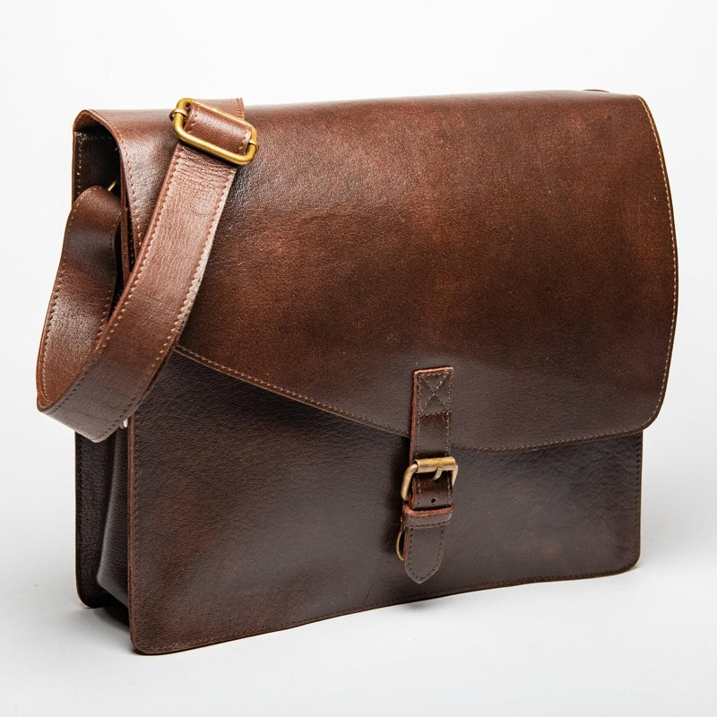Adam Messenger Bag 2.0 Antique Brown Verified Leather