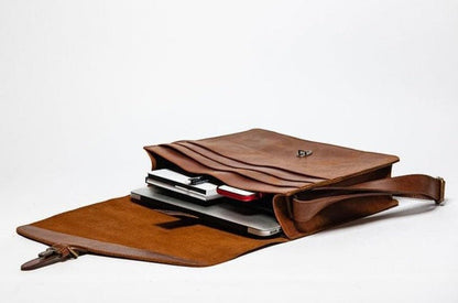 Adam Messenger Bag 2.0 Antique Brown Verified Leather