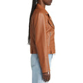 Alice Brown Asymmetrical Leather Moto Jacket