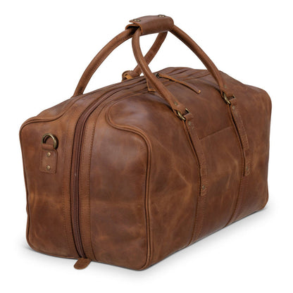 Big Mouth 40L Leather Duffle Verified Leather