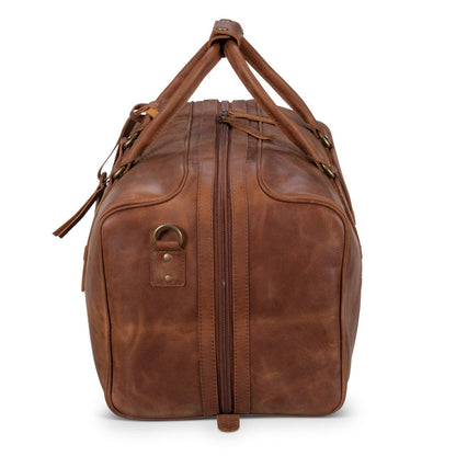 Big Mouth 40L Leather Duffle Verified Leather