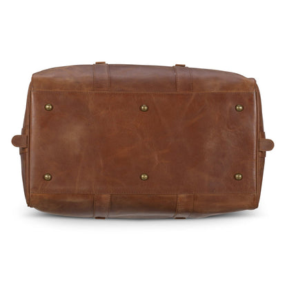 Big Mouth 40L Leather Duffle Verified Leather