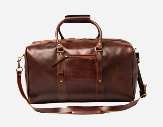 Big Mouth 40L Leather Duffle Verified Leather