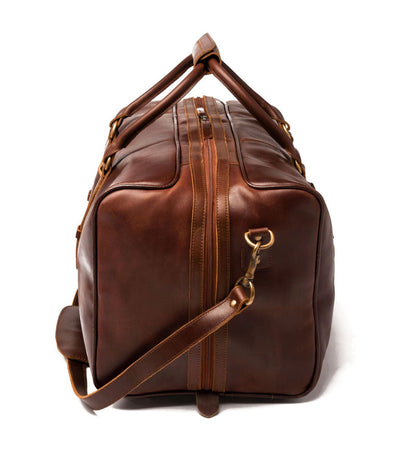 Big Mouth 40L Leather Duffle Verified Leather