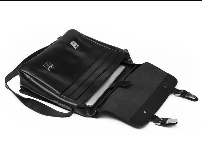 Coarse Leather Messenger 2.0 Verified Leather