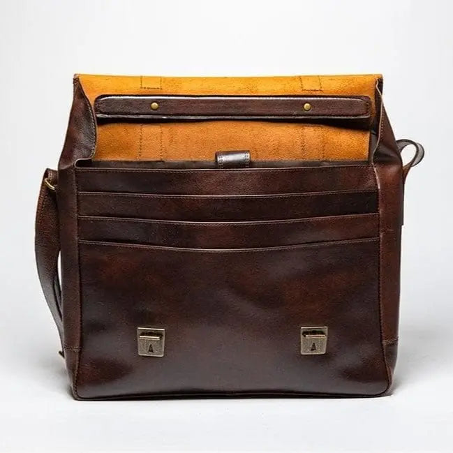 Coarse Leather Messenger 2.0 Verified Leather
