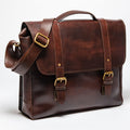 Urban Leather Messenger - Antique Brown