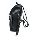 Student Leather Backpack - Black