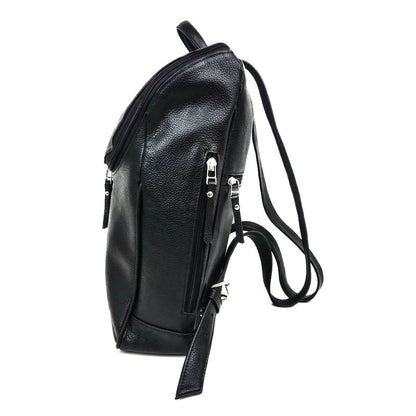 Student Leather Backpack - Red Verified Leather