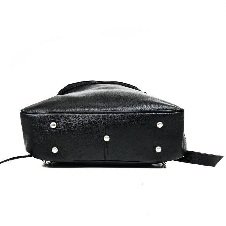 Student Leather Backpack - Red Verified Leather
