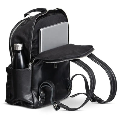 Leather Backpack Rucksack - Brown Verified Leather