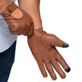 Leather Driving Gloves Men - Brown