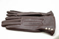 Leather Gloves Women - Brown