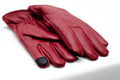 Leather Gloves Women - Red