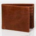 6 Cards Leather Wallet - Serena Brown