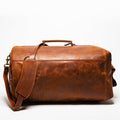 Military Leather Duffle 33L