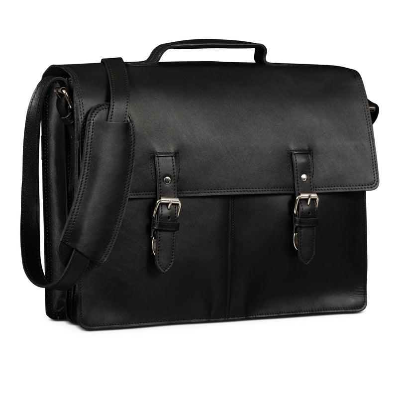 Complete Leather Briefcase 17" Verified Leather