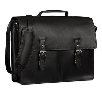 Complete Leather Briefcase 17" Verified Leather