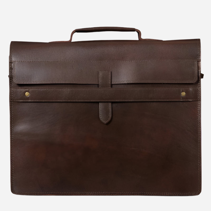 Complete Leather Briefcase 17" Verified Leather