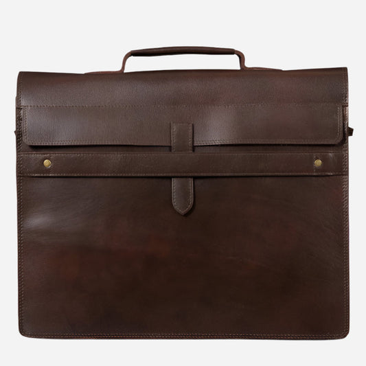Complete Leather Briefcase 17" Verified Leather