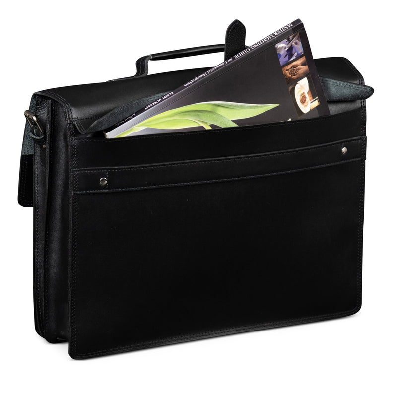 Complete Leather Briefcase 17" Verified Leather