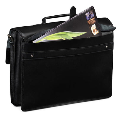 Complete Leather Briefcase 17" Verified Leather