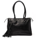 Leather Handbag - Black