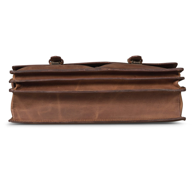Complete Leather Briefcase 17" Verified Leather